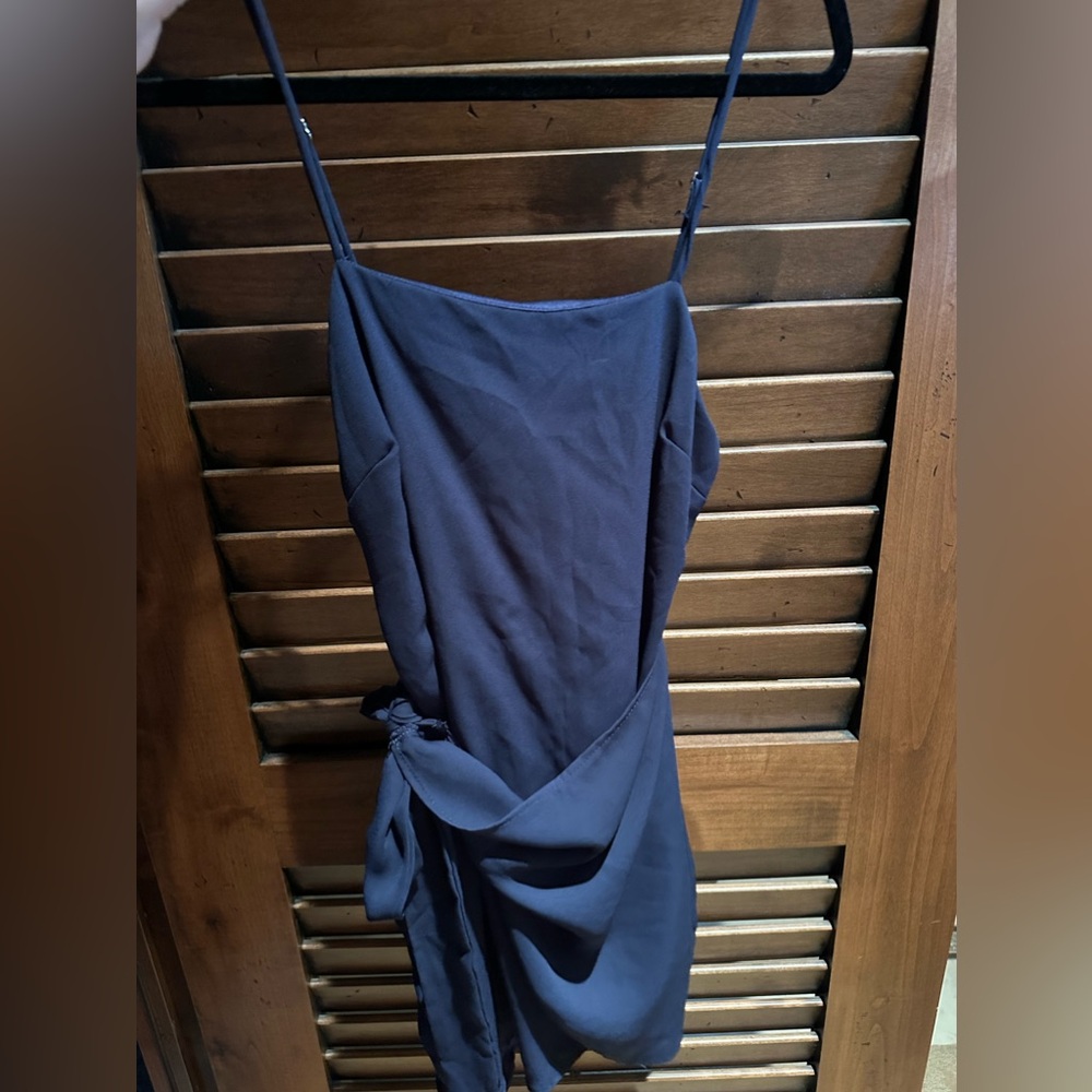 Lucy in the sky blue wrap dress